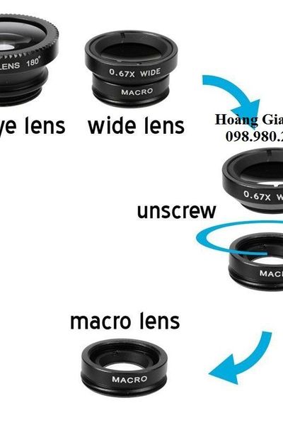 Lens camera điện thoại 3 in 1 giá sỉ tại xưởng