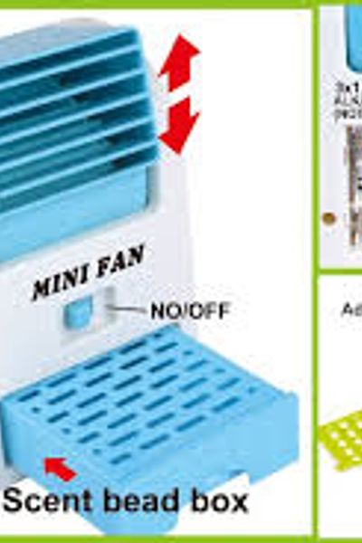 Quạt đá mini có cổng usb pin - điều hòa làm mát