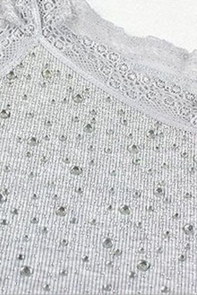 Mstt 018- áo 2 dây đính hạt cườm gợi cảm