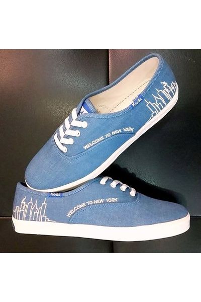 Giày keds họa tiết
