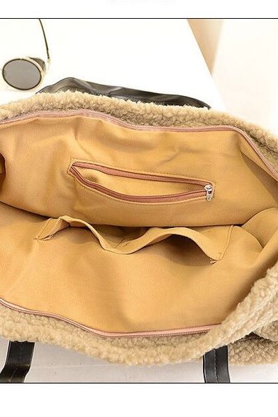 Túi xách lông gấu bông cực mịn hot style hàn quổc 2014