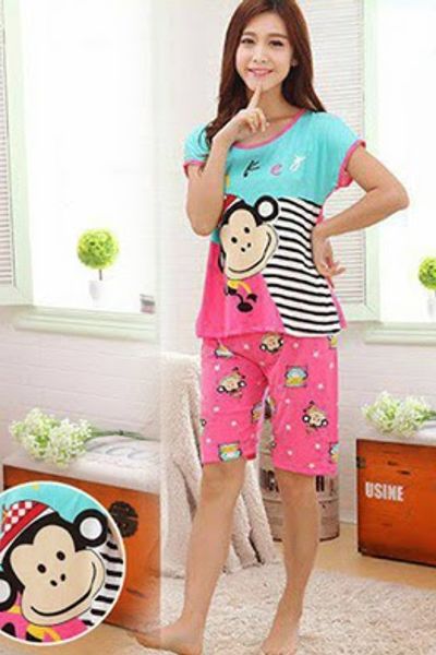 Bộ đồ khỉ phối sọc - mc095 ms1297