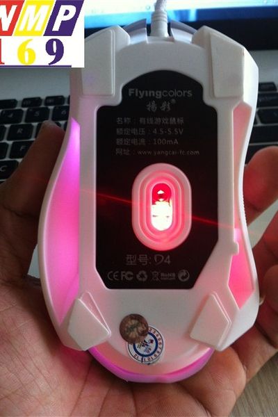 Chuột game d4 led đổi màu - bh 12 tháng