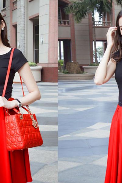 Đầm xòe trúc diễm