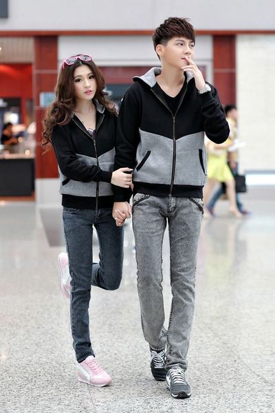 Áo khoác cặp xám chuột
