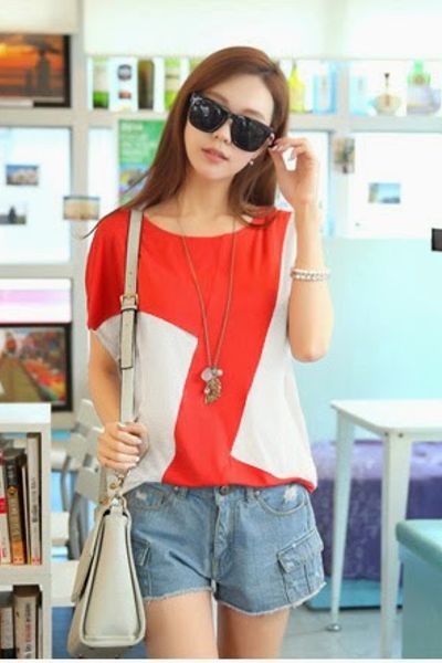 Áo thun phối màu - mc079 ms1309