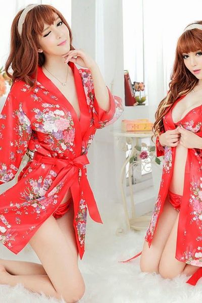 Áo choàng ngủ kèm đồ lót - 1334
