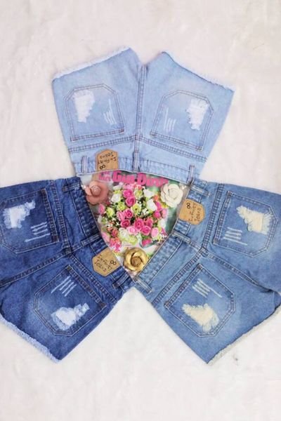 Quần short rách sợi 3 gạch hot