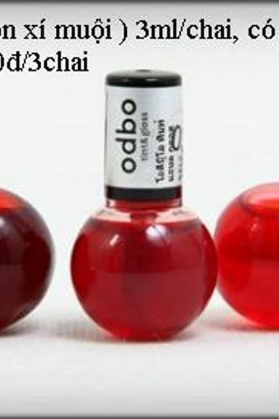 Son odbo tint son xí muội 3ml/chai có màu đỏ hồng cam giá sỉ 33000đ/3chai