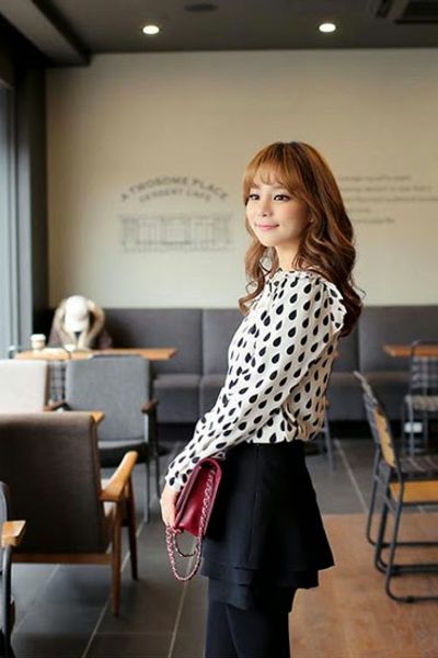 Áo somi họa tiết sương mai - mc105 ms1221