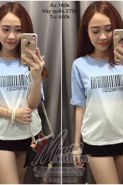 Áo thun 4 chiều 25k áo loang màu mã vạch 1 form