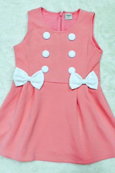 A17609 - đầm 6 nút cát hànri 8size 1-8