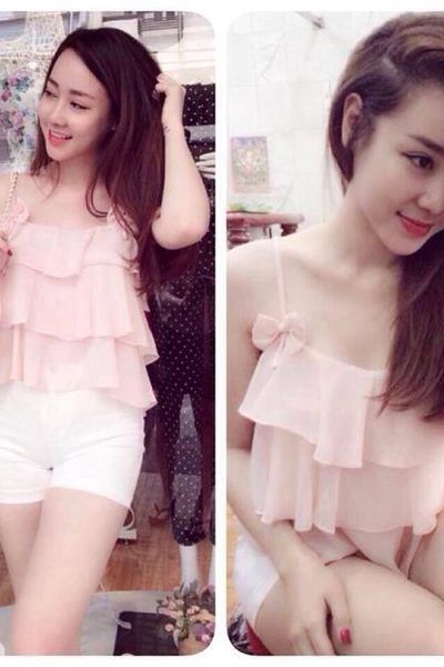 Xưởng chuyên sỉ - áo voan 2 tầng a6-0375