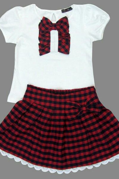 A17553 - bộ váy caro áo thun cotton váy cotton pha nỉ nexxiri 7size 80-140