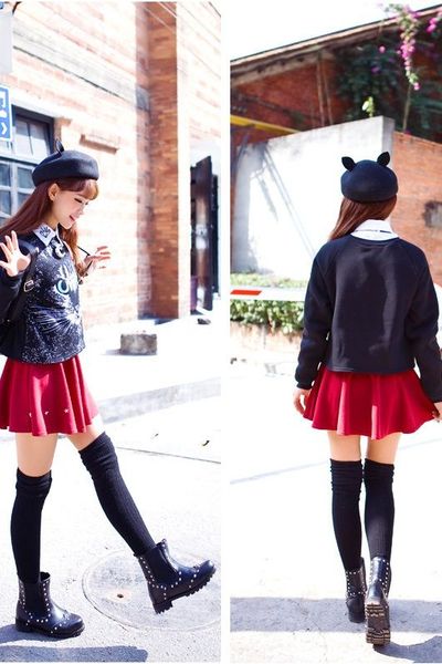 Áo nỉ nữ dài tay thời trang họa tiết độc đáo phong cách hàn quốc