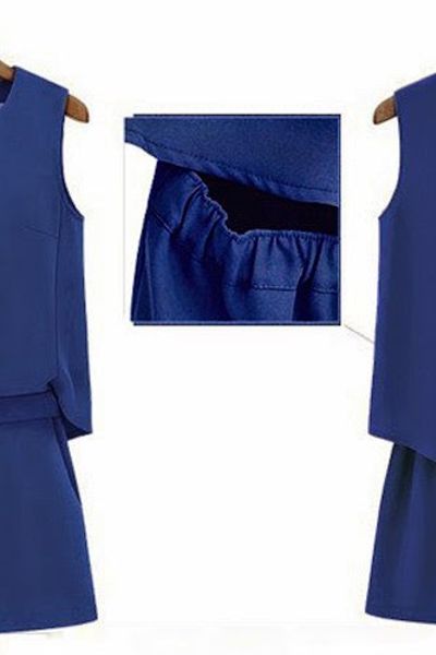 Jumpsuit dây kéo thời trang - 1421