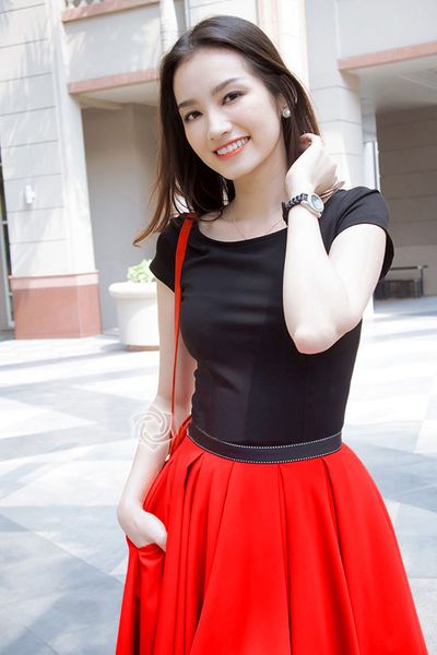 Đầm xòe trúc diễm