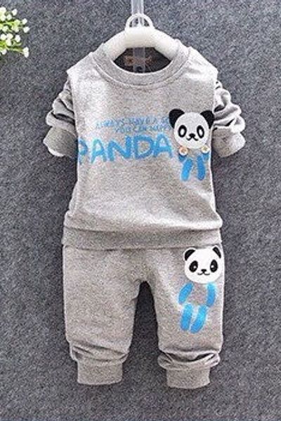 A18562 - bộ gấu trúc panda cho bé trai và bé gái chất thun da cá dày mịnri 8size 1-8