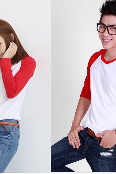 Các loại áo raglan tay dài - 40k