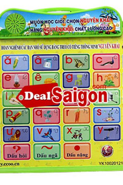 Bảng chữ cái điện tử thông minh 7 in 1 giá sỉ cho bé