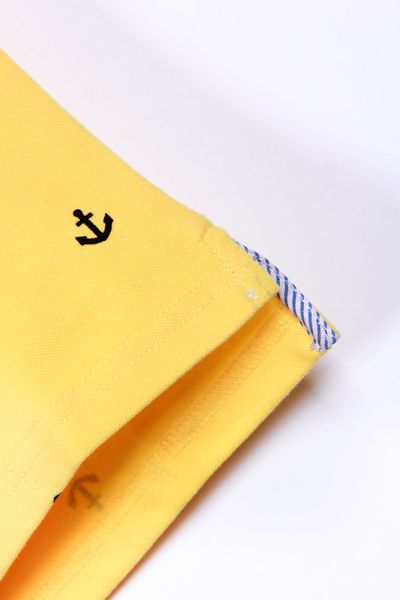 Áo polo họa tiết mỏ neo vàng 04 1 ri 7 cái