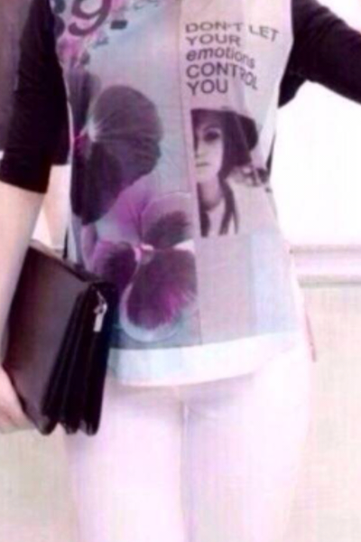 Áo zara superbe in hình cô gái