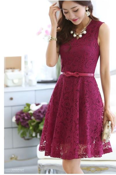 Đầm ren xòe princess - mc210 ms1064