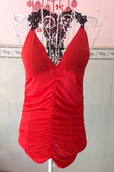 Mstt 016 -đầm thun ôm body phối ren lưng gợi cảm