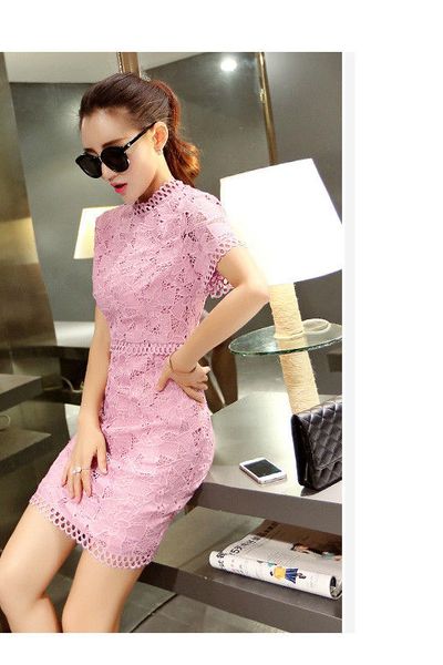 Đầm dự tiệc ren body windy - d5120