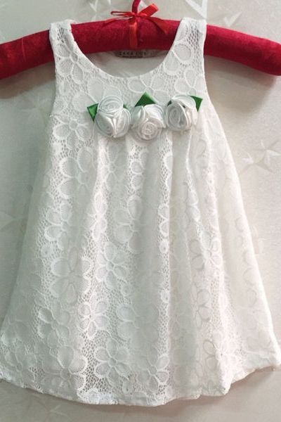 A18070 - đầm 2 lớp ren mềm bông ngựcri 8size 1-8