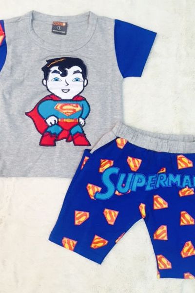 A17820 - bộ bé trai thêu đắp supermanri 8size 1-8