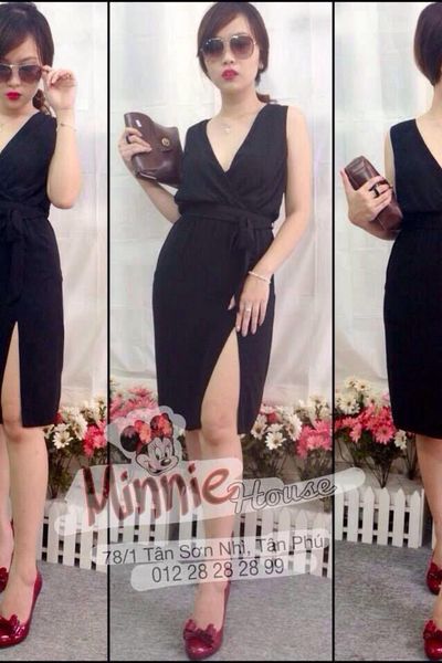 Xưởng chuyên sỉ - đầm xẻ đùi dt6-1795