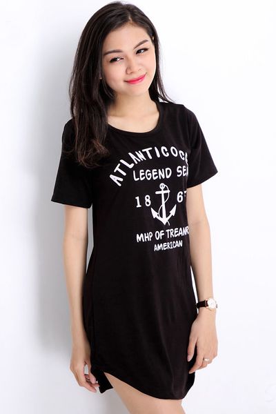 Đầm suông vạt bầu lg np317