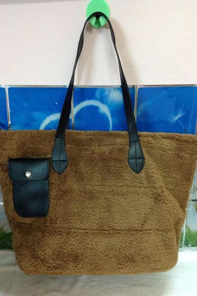 Túi xách lông gấu bông cực mịn hot style hàn quổc 2014