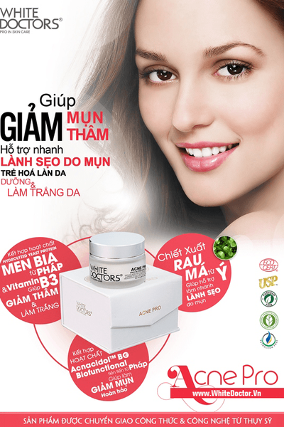 Kem trị mụn white doctors – acne pro