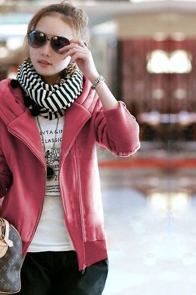 Áo khoác hàn quốc tay đính nút ak0008