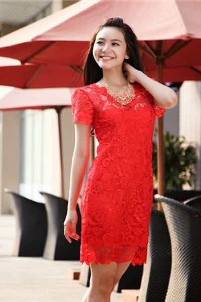Đầm ren body - 0174
