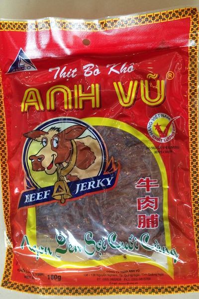 Thịt bò khô anh vũ miếng sợi 200g giá 95000 vnđ