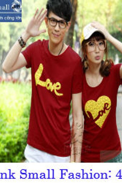 Áo cặp think small fashion