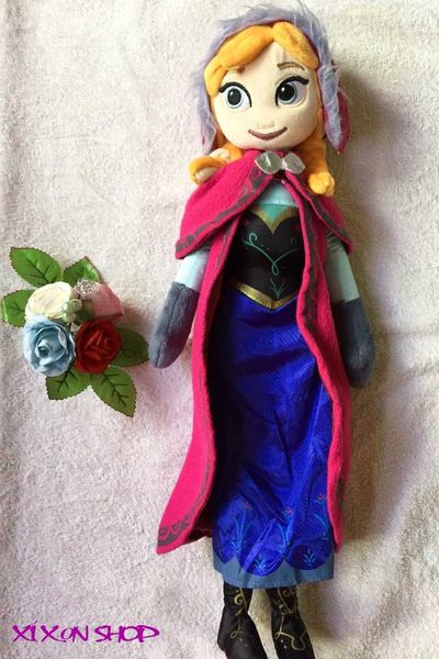 Búp bê nhồi bông elsa và anna cao 50cm