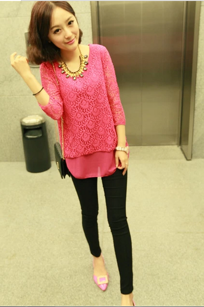 Áo ren hoa đặt hàng