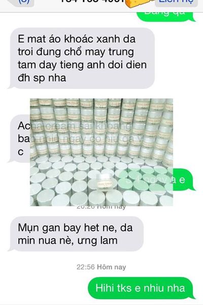 Kem acna cream đặc trị mụn