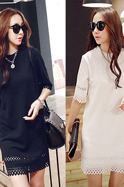 Đầm suông cắt lazer - mc175