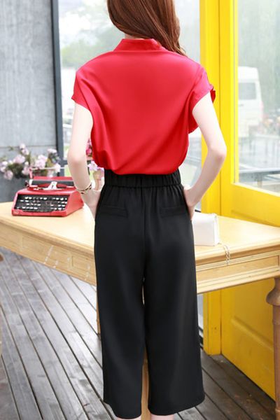 Set áo croptop quần cullotes - 1485