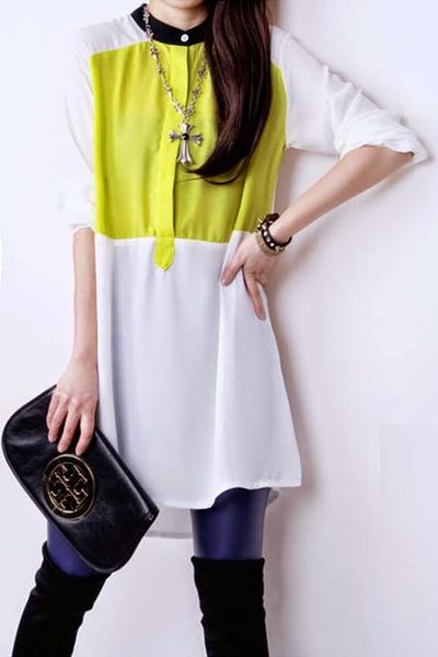Áo voan cổ trụ bigsize ms0768