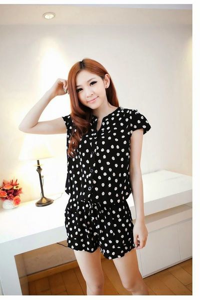Jumpsuit chấm bi - 1247