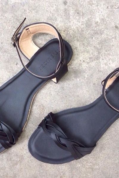 Sandal steven madden quai ngang tết bím