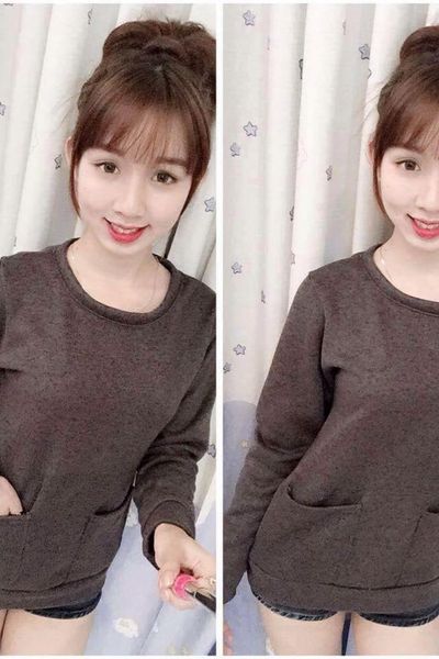 Áo nỉ 2 túi
