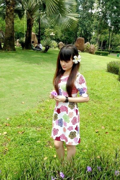 Đầm suông hoa mai - 0700