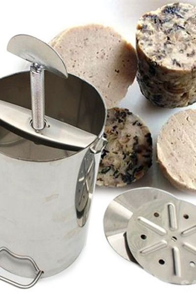 Khuôn làm giò chả inox 1 kg đảm bảo vệ sinh cho gia đình vạn lợi